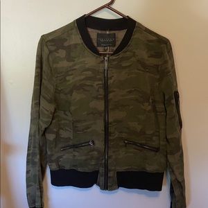 Sanctuary Camo jacket with black accents